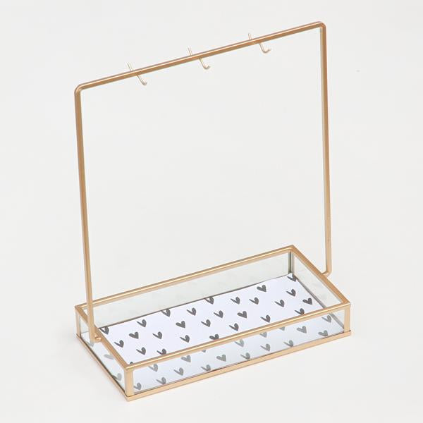 Joyero Dorado Corazones