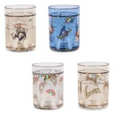 4 Pack Vasos con Purpurina Multi Konges Sløjd