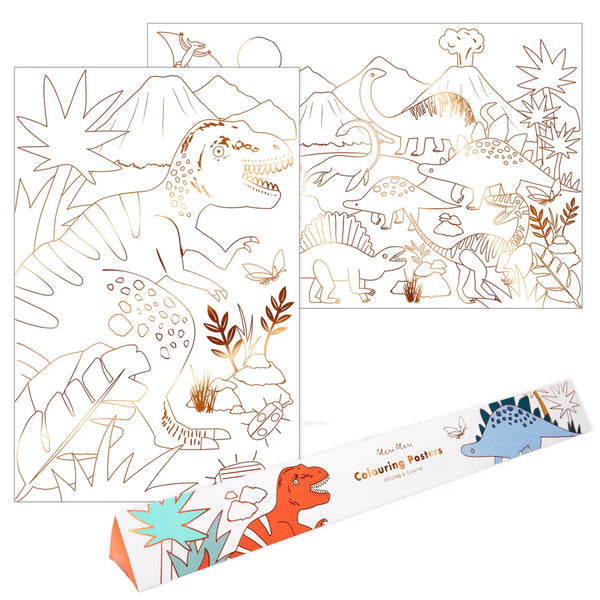 Poster para Colorear Dino