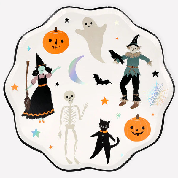 Platos Halloween 8uds.