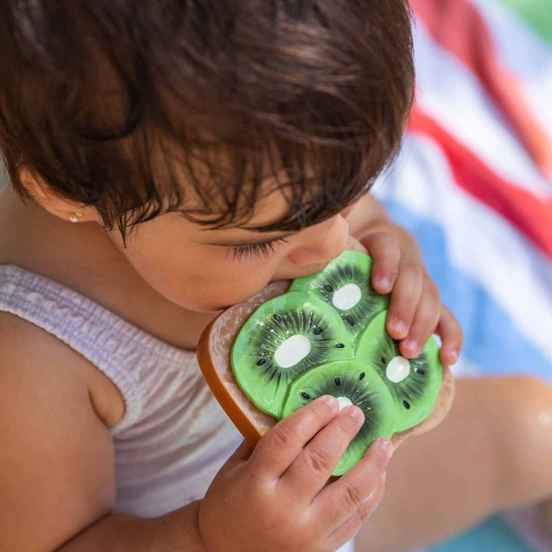 Tostada kiwi mordedor bebé