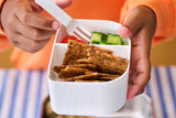 Caja almuerzo acero Forest Friends, detalle bento